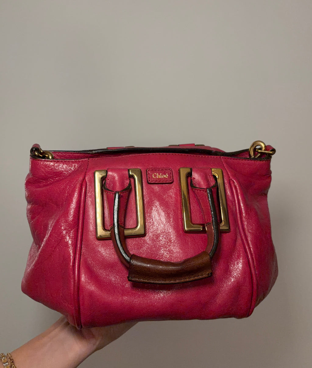 Chloe Leather Mini Tote