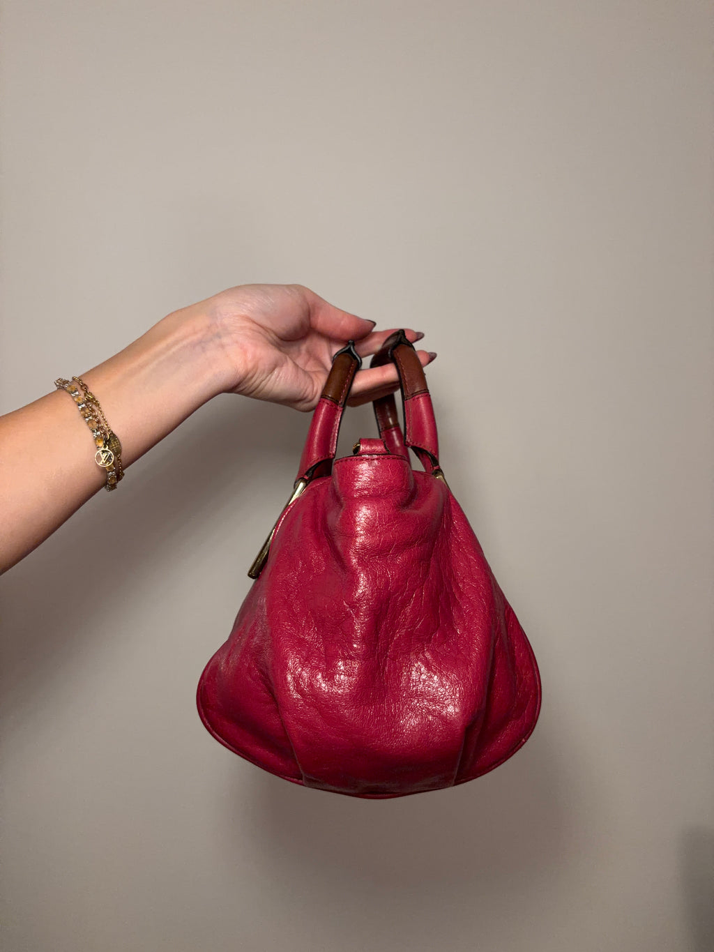 Chloe Leather Mini Tote