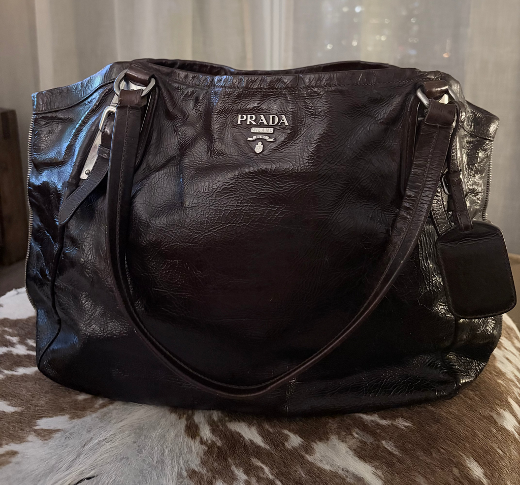 Prada Brown Leather Tote