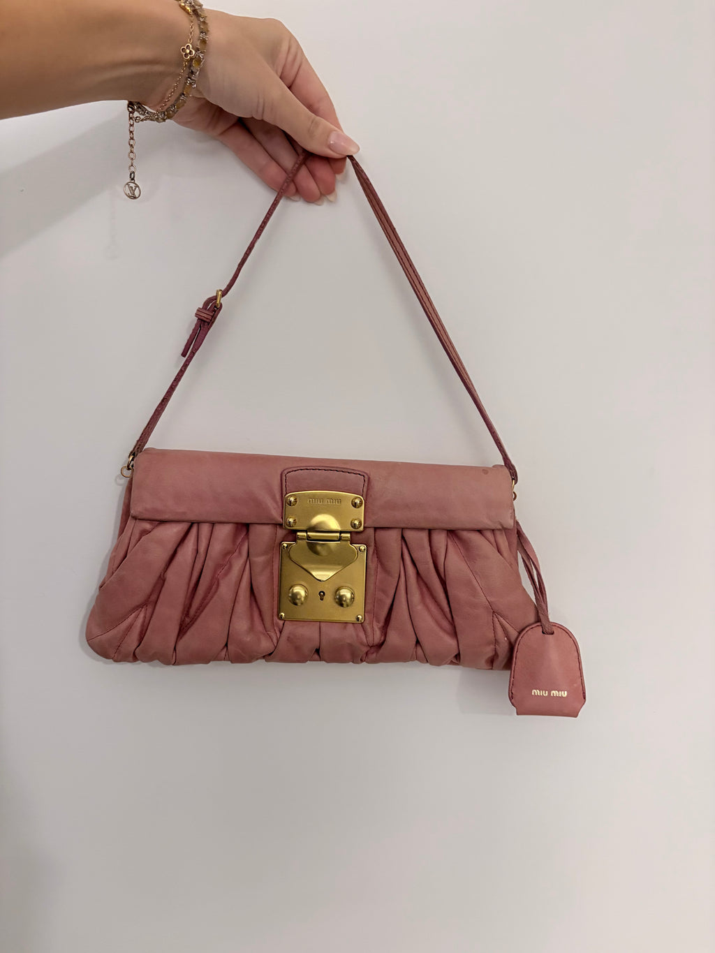Miu Miu Leather Shoulder Bag