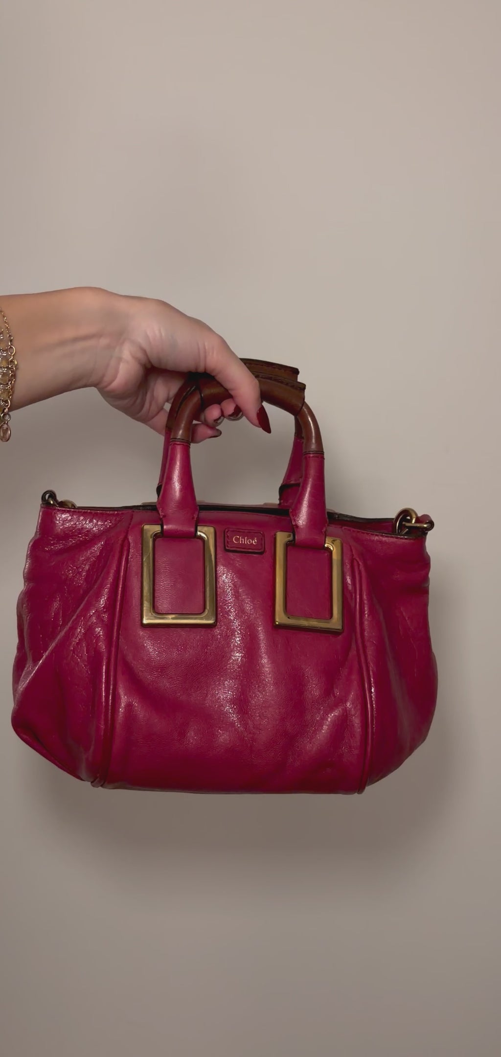 Chloe Leather Mini Tote